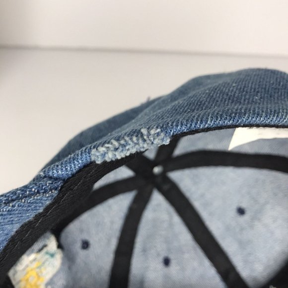 Hot Shots Java Stop Maui Hat Snapback Denim Coffee Hawaii Hat - Picture 7 of 11